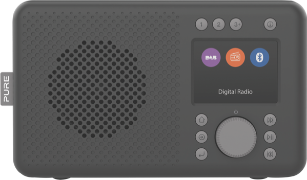 Pure Elan Portable Digital Radio with Bluetooth - Charcoal 248479