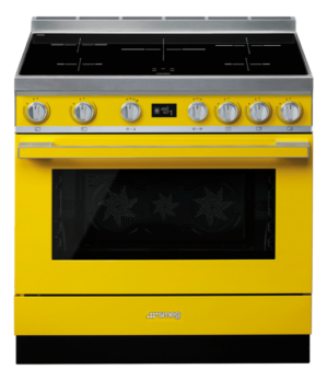 Smeg - 90cm Portofino Pyrolytic Freestanding Cooker - Sunshine Yellow - CPF9IPYW