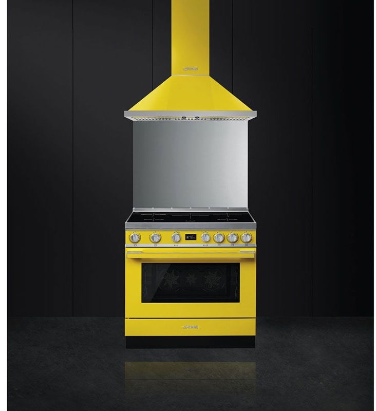 Smeg - 90cm Portofino Pyrolytic Freestanding Cooker - Sunshine Yellow - CPF9IPYW
