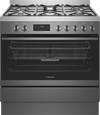 Westinghouse 90cm Dual Fuel Freestanding Cooker - Dark Stainless Steel WFE916DSD