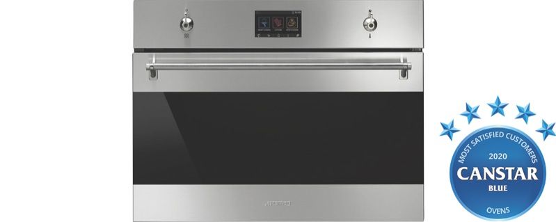 Smeg 45cm Built-In Combi Steam Oven - Stainless Steel SFA4303VCPX