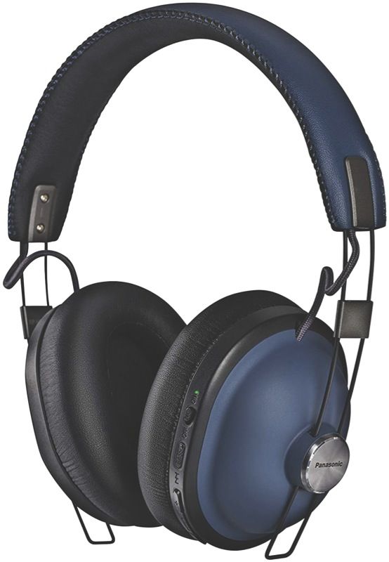 Panasonic - Retro Wireless Noise Cancelling Headphones - Blue - RPHTX90NEA