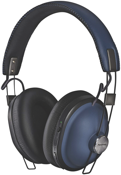 Panasonic Retro Wireless Noise Cancelling Headphones - Blue RPHTX90NEA