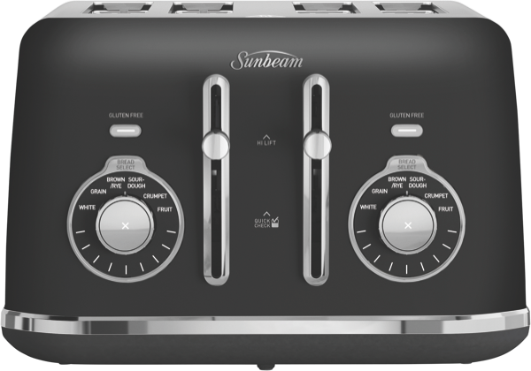 Sunbeam Alinea™ Select 4 Slice Toaster - Black TA2840K