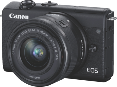 Canon - EOS M200 Mirrorless Camera + EF-M 15-45mm Lens Kit - M200KISBK