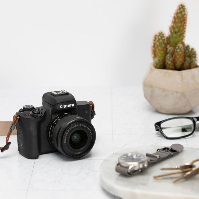 Canon EOS M50 Mark II Mirrorless Camera + EF-M 15-45mm Lens Kit M50IIKIS