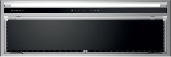 Fisher & Paykel 90cm Integrated Rangehood - Black & Stainless Steel HP90IDCHEX3