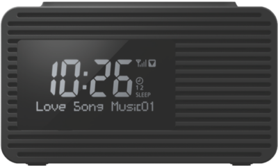 Panasonic - Portable Digital Clock Radio - Black - RCD8GNK