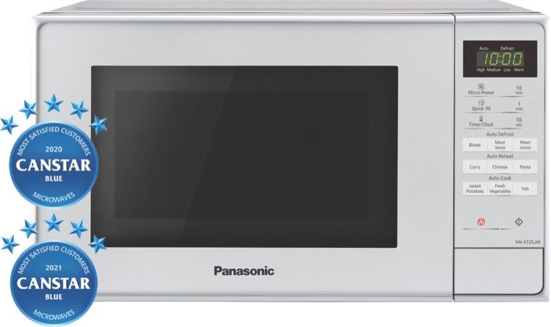 Panasonic - 20L 800W Microwave - Silver - NNST25JMQPQ