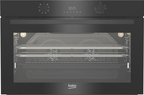 Beko 90cm Built-In Oven - Black BBO91271MDX