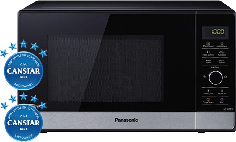 Panasonic - 23L 1000W Inverter Microwave - Stainless Steel - NNSD38HSQPQ