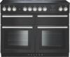 Falcon 110cm Freestanding Electric Cooker - Charcoal Black & Chrome NEXSE110EICBCH