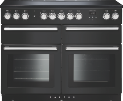 Falcon - 110cm Freestanding Electric Cooker - Charcoal Black & Chrome - NEXSE110EICBCH