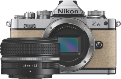 Nikon - Z fc Mirrorless Camera - Sand Beige + Z 28mm Lens Kit - ZFC092YA