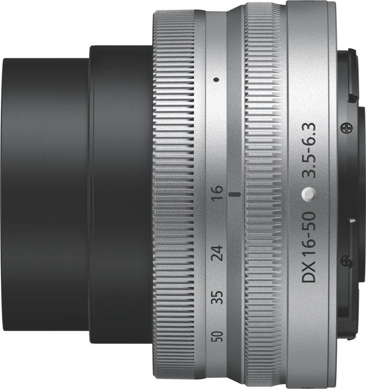 Nikon - NIKKOR Z DX 16-50mm F/3.5-6.3 VR Camera Lens - Silver - JMA715DA