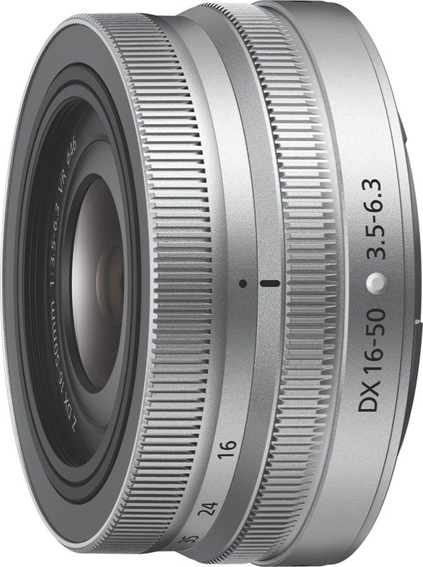 Nikon - NIKKOR Z DX 16-50mm F/3.5-6.3 VR Camera Lens - Silver - JMA715DA