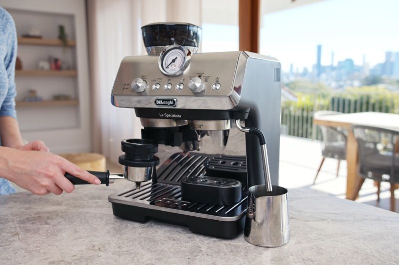 DeLonghi - La Specialista Arte Manual Coffee Machine- Stainless Steel - EC9155MB
