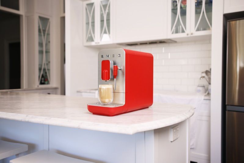 Smeg - Fully Automatic Coffee Machine - Red - BCC02RDMAU