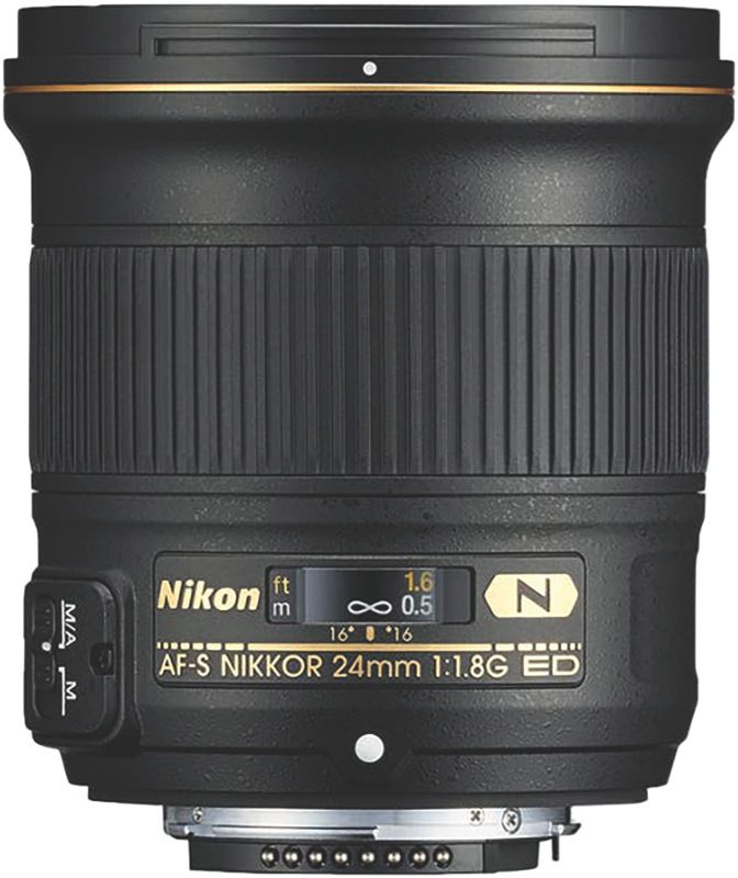 Nikon - Nikkor AF-S 24mm F/1.8G ED Camera Lens - JAA139DA