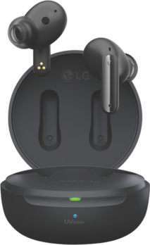 LG - TONE Free FP8A True Wireless Earbuds - Black - TONE-FP8A