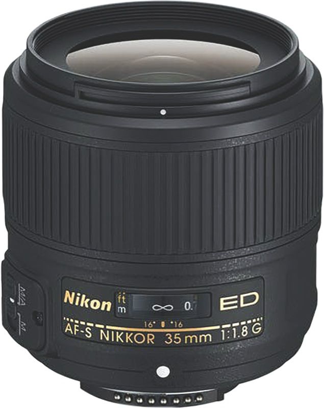 Nikon - Nikkor AF-S 35mm f/1.8G Camera Lens - JAA137DA