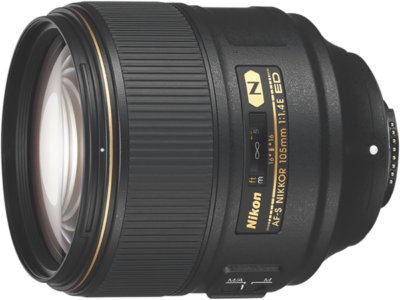 Nikon - Nikkor AF-S 105mm F/1.4E ED Camera Lens - JAA343DA
