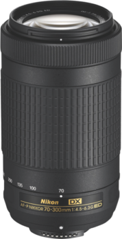 Nikon - Nikkor AF-P 70-300mm F/4.5-6.3G ED Camera Lens - JAA833DA