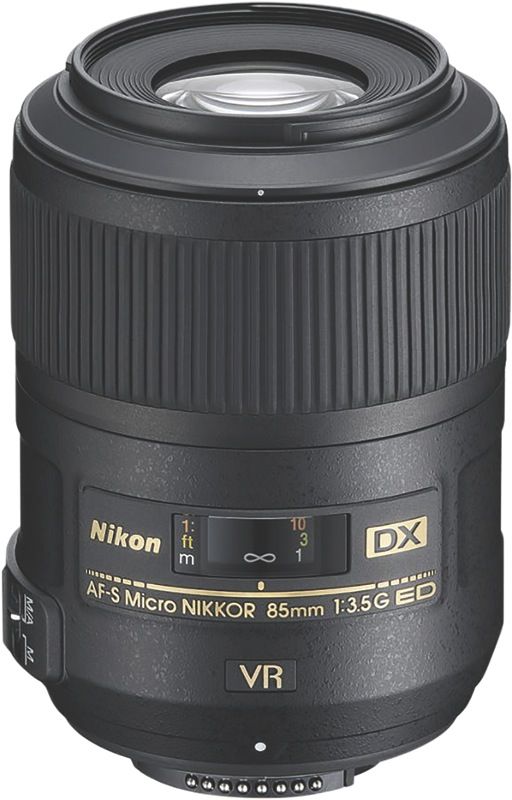 Nikon - Nikkor AF-S DX Micro 85mm F/3.5G ED VR Camera Lens - JAA637DA