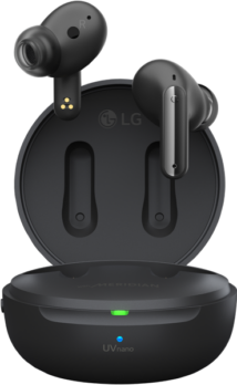 LG - TONE Free FP9A True Wireless Earbuds - Black - TONE-FP9A