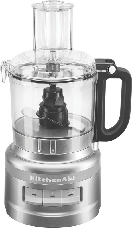 KitchenAid - 9 Cup Food Processor - Contour Silver - 5KFP0919ACU