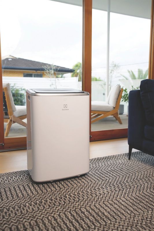 Electrolux - 3.5kW Cooling Only Portable Air Conditioner - White - EPM12CRCA1