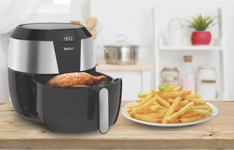 Zwembad maximaal Heel boos Tefal Easy Fry Deluxe XXL Air Fryer - Stainless Steel & Black EY701D Review  by National Product Review