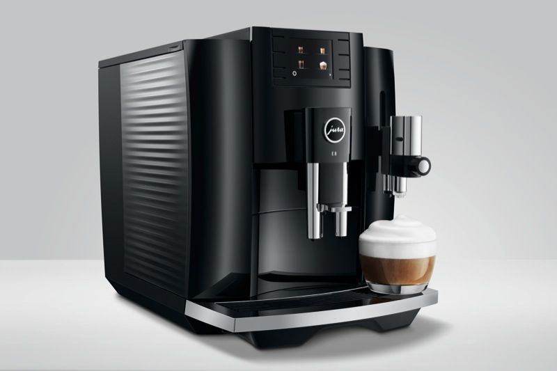 Jura E8 Fully Automatic Coffee Machine - Piano Black 15372