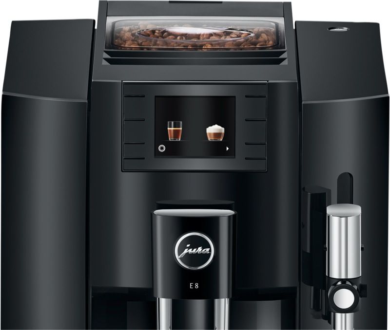 Jura E8 Fully Automatic Coffee Machine - Piano Black 15372