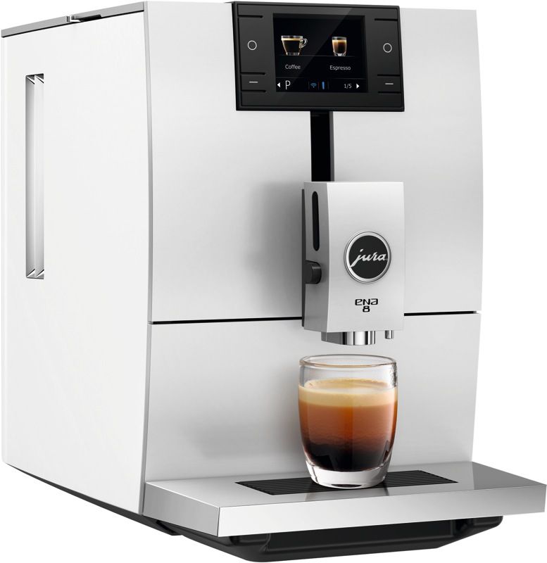 Jura ENA 8 Fully Automatic Coffee Machine - Nordic White 15280