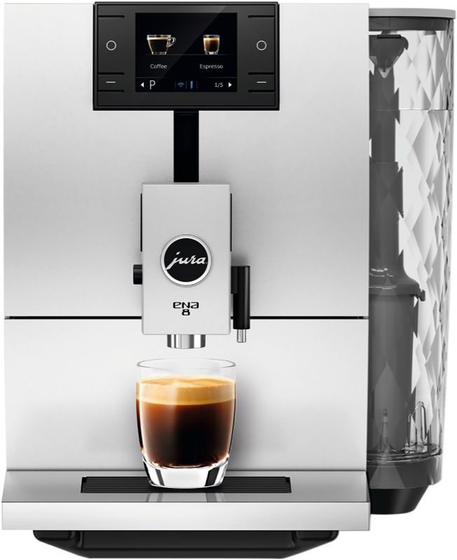 Jura - ENA 8 Fully Automatic Coffee Machine - Nordic White - 15280
