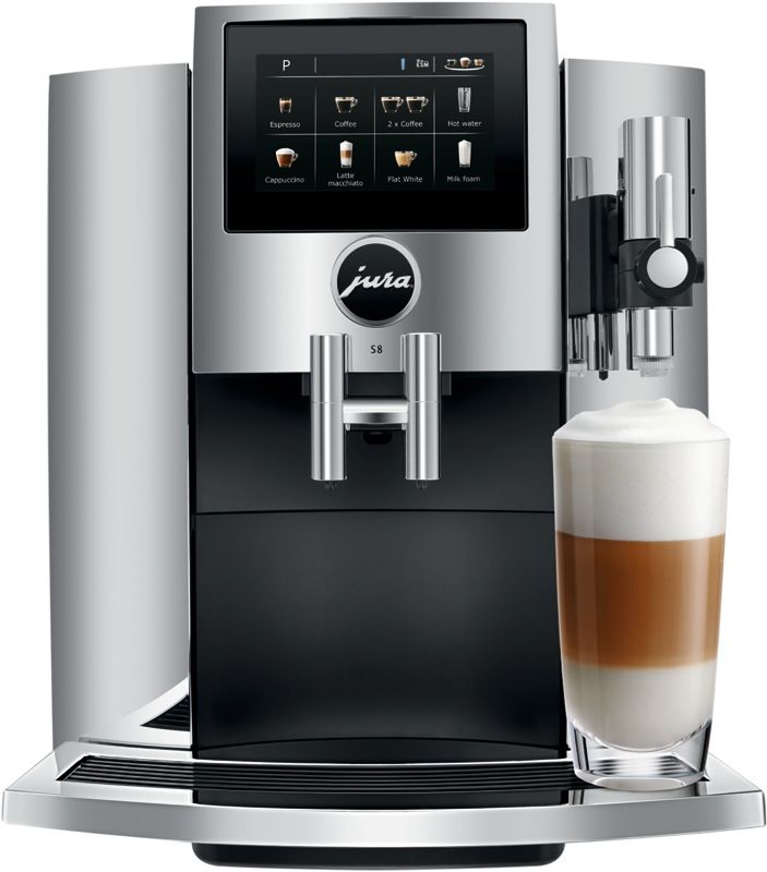 Jura S8 Fully Automatic Coffee Machine - Chrome 15443