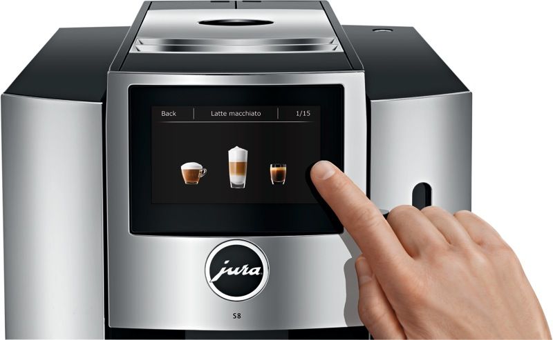 Jura - S8 Fully Automatic Coffee Machine - Chrome - 15443