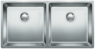  - Andano Double Bowl Undermount Sink - Stainless Steel - ANDANO400400UK5