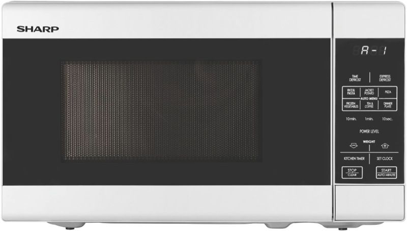 Sharp - 20L 750W Compact Microwave - White - R211DW