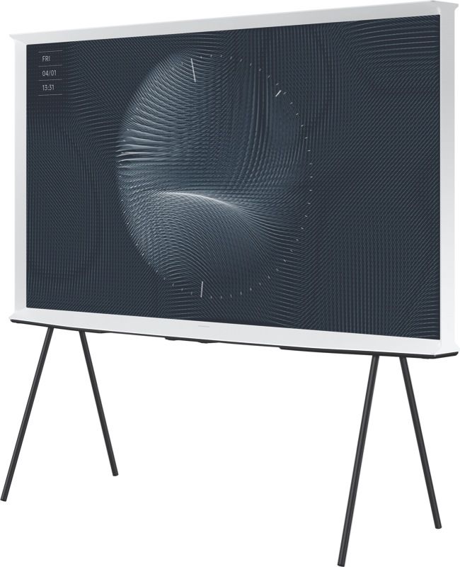 Samsung - 43" Serif 4K Ultra HD Smart QLED TV - Cotton Blue - QA43LS01BBWXXY