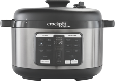Crock Pot - Express Oval Pressure Multi-Cooker - Dark Stainless Steel - CPE500