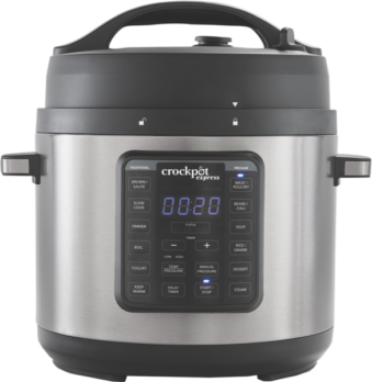  - Crock-Pot® Express Easy Release Pressure Multi-Cooker - Dark Stainless Steel - CPE210