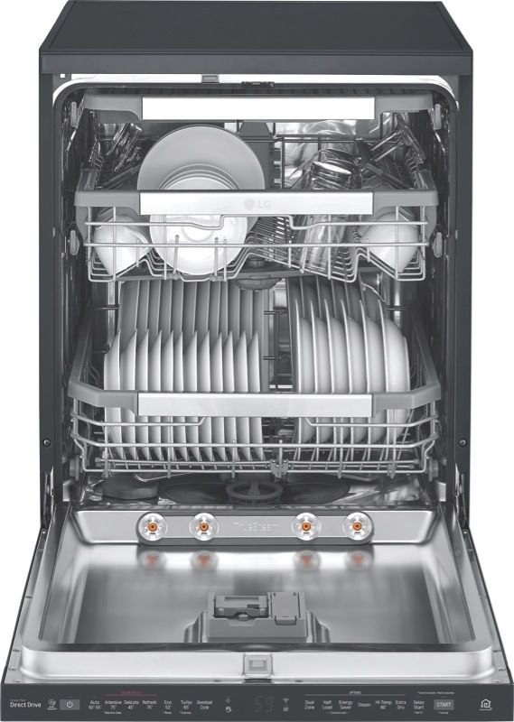 LG - 60cm Freestanding Dishwasher - Matte Black - XD3A25MB