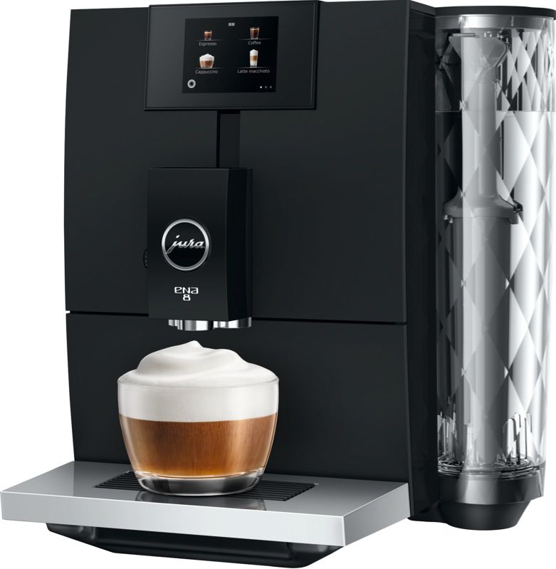 Jura - ENA 8 Fully Automatic Coffee Machine - Metropolitan Black - 15526