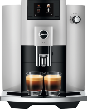 Jura - E6 Fully Automatic Coffee Machine - Platinum - 15467