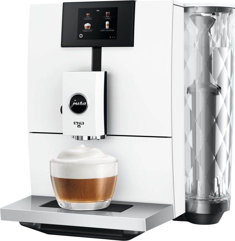 Jura - ENA 8 Fully Automatic Coffee Machine - Nordic White - 15520