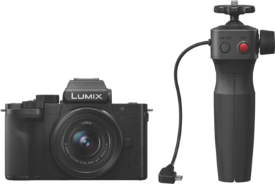 Panasonic - Lumix G100 Mirrorless Camera + 12-32mm Lens Kit + Grip - DCG100VGNK
