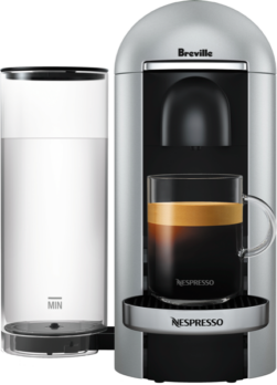 Breville - Nespresso VertuoPlus Pod Coffee Machine - BNV420SIL