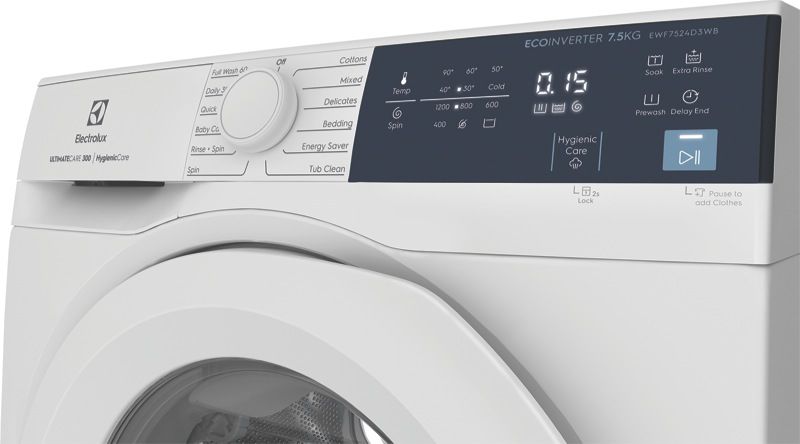 Electrolux - 7.5kg Front Load Washing Machine - EWF7524D3WB